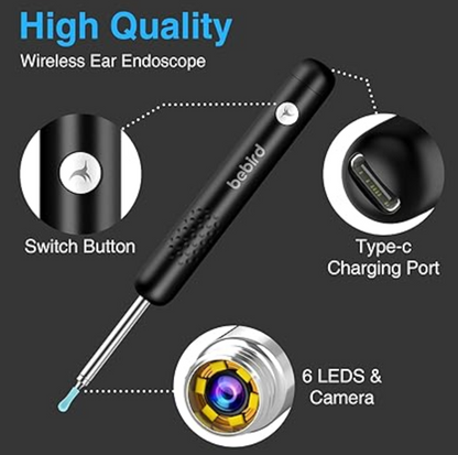Smart Clean limpiador de oidos con camara Wifi